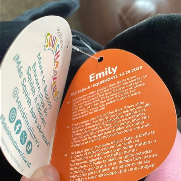 NWT Emily the Bat Squishmallows - Picture 4 of 5